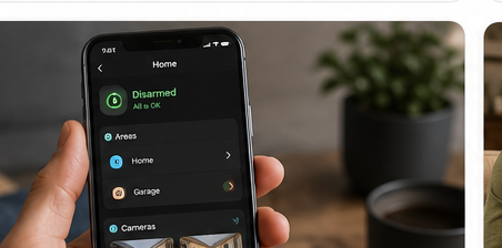 Controlling an Ajax security system from the Ajax app